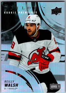 22-23 TRILOGY ROOKIE PREMIERES LEVEL 1 - REILLY WALSH RC /699 #160 DEVILS - Picture 1 of 2