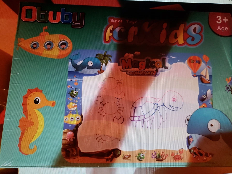 Obuby Aqua Magic Doodle Mat Niños 47 x 35 Pulgadas Acuarela Tablero de Dibujo Mar 3 Foto 1 de 1