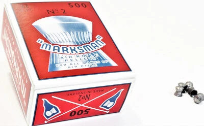 Rifle de aire comprimido Marksman de cabeza redonda de 5,6 mm .22 (500 pellets) para pistolas BSA antiguas