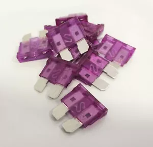 100/50/25 pz fusibile lama ATC/ATO viola 3 ampere per auto audio marino - Foto 1 di 1