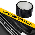 118" Car Door Sill Protector Sticker Carbon Fiber Strip Trim Bumper Anti Scratch