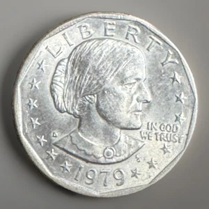 Moneda de un dólar 1979 S Susan B Anthony Liberty FG - Imagen 1 de 2
