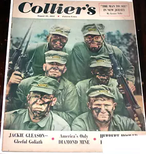 Colliers Magazine August 1951 Jackie Gleason Diamond Mine Herbert Hoover - Picture 1 of 7