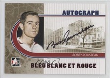 2008-09 ITG Bleu Blanc et Rouge Auto Rouge Bobby Rousseau #A-BR Auto