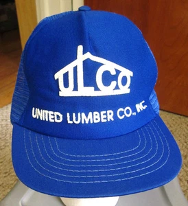UNITED LUMBER COMPANY trucker cap ULCO logo hat California Western railroad - Picture 1 of 1