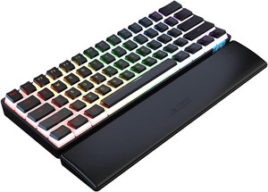 NACODEX 60% Keyboard Wrist Rest, Leather Wrist Support Pad for Compact Mechanica