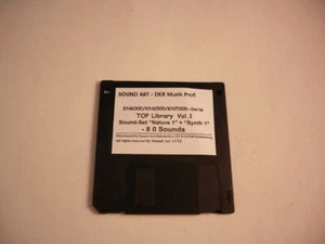 TECHNICS KN6000/6500/7000/2400/2600 "Top Library Vol. 1" - 80 Sounds auf Disk ! - Bild 1 von 1