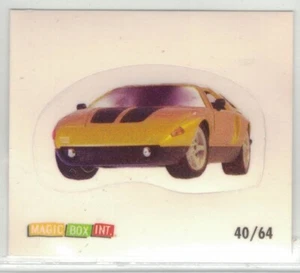 RARA Pegatina Micro Machines #40 Mercedes Benz C111 Amarillo de Magic Box - Imagen 1 de 1