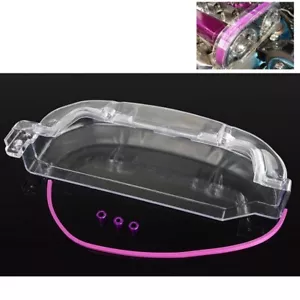 Clear Cam Gear Pulley Timing Belt Cover For Mitsubishi Eclipse 4G63 Motor - Picture 1 of 5