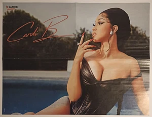 Cardi B / Jack Harlow 2022 BRAVO German XL Poster VERY RARE 55 x 41 cm Rap Music - Picture 1 of 2