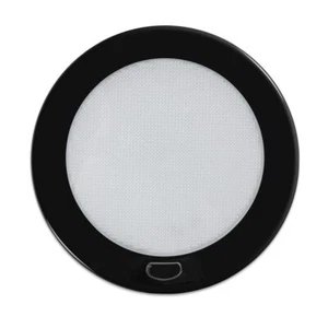 12 Volt RV LED Innenleuchte Leuchte Schwarz Schale Decke Einbauleuchte mit Schalter... - Bild 1 von 7