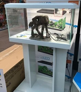** BRAND NEW ** Glass Fish Tank Aquarium With Stand, LED Light, Heater, Filter - Picture 1 of 12