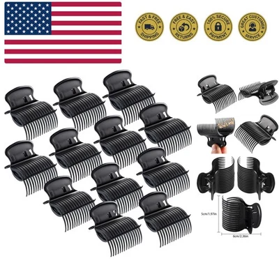 Hot Roller Clips Hair Curler Claw Clips Replacement for Women Girls Hair Sect... - Image 1 of 4