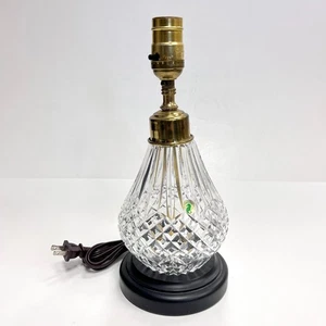 Waterford Lismore Globe Crystal Fine Cut Table Lamp READ - Picture 1 of 11