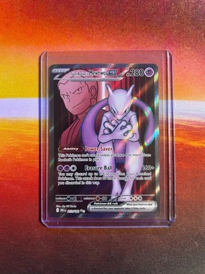 Team Rocket's Mewtwo ex 213/182 Sv10: Destined Rivals Holo - Image 1 of 2