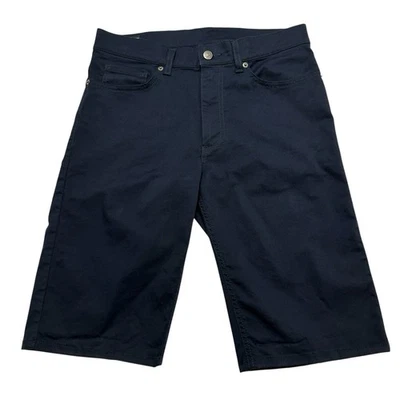 Pantalones Cortos Chinos Oakley Hombres 31-32 (Real) Azul Ajuste Personalizado Elastizados 12” Entrepierna Usados en Excelente Condición Foto 1 de 4