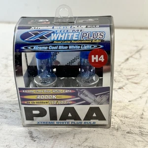 Piaa Head Lamp Replacement Bulb H4 Part #15224 Cool Blue Light 4000K 110/100w - Picture 1 of 5