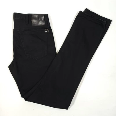 Pantalones de mezclilla Paul Smith para hombre de diseñador ajustados cónicos - negros - talla 32W / 33L Foto 1 de 4