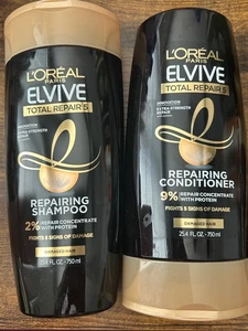 L'Oréal Paris Total Repair 5 Restoring Ceramide Shampoo & Conditioner 25.4 fl oz - Picture 1 of 2