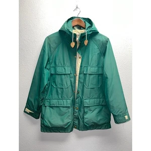 Vintage LL Bean Baxter State Parka Jacket Coat Hooded USA Made Womens Medium - Picture 1 of 11