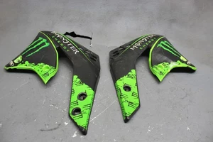 2006 KAWASAKI KX250F UFO FRONT SIDE PLASTICS FAIRINGS COWLS - Picture 1 of 8