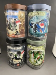 LEGO Bionicle Gahlok,Lehvak, Nuhvok-kal, Parham-kal (8562)(8564)(8573)(8577) Lot - Picture 1 of 14