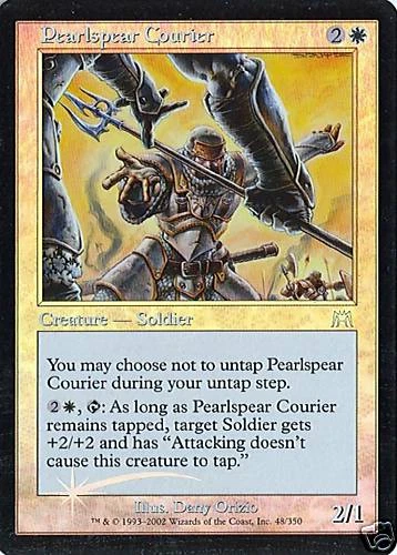 MTG - Onslaught - Pearlspear Courier - Foil - NM - Image 1 of 1