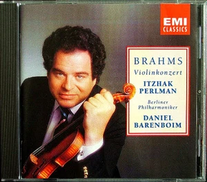 Itzhak PERLMAN & BARENBOIM: BRAHMS Violin Concerto EMI CD Violinkonzert Live - Picture 1 of 1