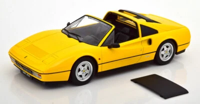 1985 FERRARI 328 GTS YELLOW KK SCALE MODELS NEW IN BOX LIMITED ONLY 1,250 PIECES - Image 1 of 4