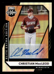 2021 Elite Extra Edition Signatures #159 Christian MacLeod - Picture 1 of 2