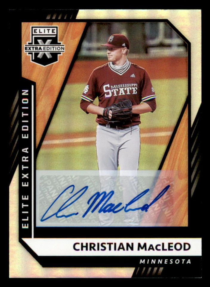 2021 Elite Extra Edition Signatures #159 Christian MacLeod - Image 1 of 2