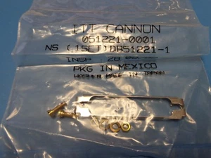 (1) ITT CANNON DB51221-1 D-SUB DSUB SLIDING LOCK RETAINER 051221-0001 SIZE 25 - Picture 1 of 1