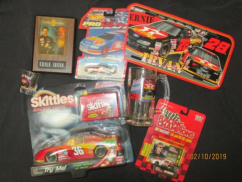 ERNIE IRVAN SKITTLES & HAVOLINE COLLECTION - CAR/LICENSE/MUG/SHOT GLASS/PLAQUE Cover