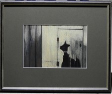 Greg Hansell (1949-) Original Painting Broken Door Freemans Reach Hawkesbury