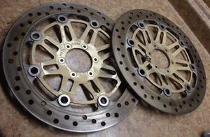 1998 Honda VTR 1000 VTR1000F VTR1000 Super Hawk Front Disk Brake Rotors 98 - Picture 1 of 1