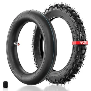 2.50 - 10" Tire & Inner Tube For Honda CRF50F XR50R 2.50x10 2.5-10 Dirt Pit Bike - Picture 1 of 6