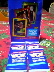Tarjetas coleccionables Impel WCW World Championship Wrestling 1991 CUATRO paquetes de cera NUEVAS - Imagen 1 de 1