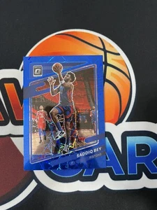 2021-22 Donruss Optic Saddiq Bey Blue Velocity Prizm Pistons - Picture 1 of 2