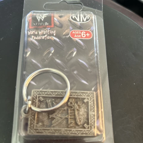 WWF Attitude 2000  Pewter Key Chain World Wrestling Federation!!! Cover