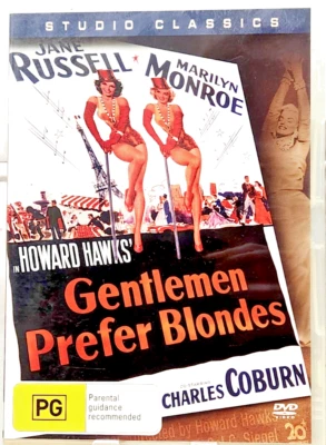 GENTLEMEN PREFER BLONDES - Marilyn Monroe, Jane Russell, Tommy Noonan - DVD - image 1 of 2