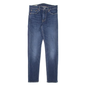 LEVI'S 512 BIG E Jeans Mens Blue Slim Tapered Stone Wash W30 L32 - Picture 1 of 6