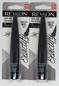 2 Revlon Exactify Wheel Tip wasserfeste flüssige Eyeliner - Sparkling Black 102 FS - Bild 1 von 5