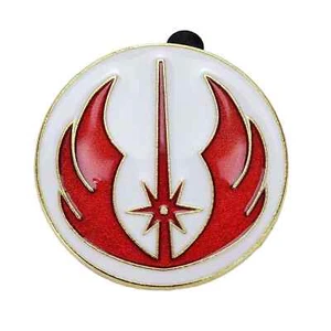 Disney Star Wars Lucas Filme Jedi Symbol rund weiß rot Trading Pin 2010 - Bild 1 von 2