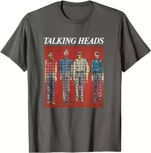 Talking Heads Band T-shirt - Licensed - Talking Heads Pixel Portrait - New - Picture 1 of 2