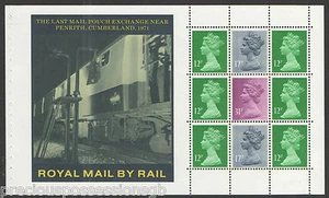 (TSW3) GB QEII Stamps BRITISH RAIL Prestige Booklet Pane ex DX7 1986 MNH - Picture 1 of 1