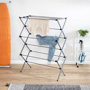 Oversize Collapsible Clothes Drying Rack Dry09066 Silver