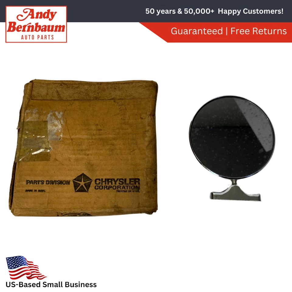 Espejo retrovisor manual izquierdo Dodge Plymouth Chrysler Newport 1971 3582648 nuevo de stock Foto 1 de 4
