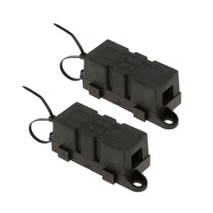 2 SOPORTES PARA MEGA FUSE CLASIFICACIÓN 100-500A SISTEMA DE SONIDO DE BATERÍA DUAL H/DUTY - Imagen 1 de 6