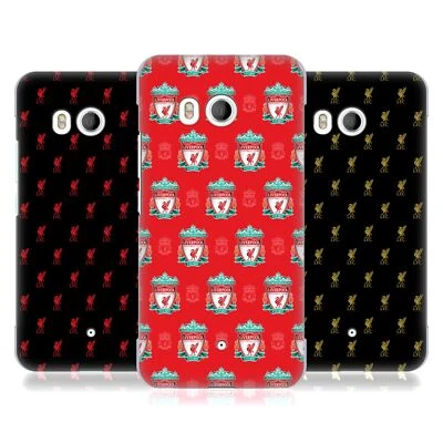 LIVERPOOL FC LFC CREST & LIVER BIRD PATTERNS HARD BACK CASE FOR HTC PHONES 1 - Image 1 of 4
