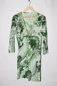 Antica Sartoria Cotton Tunic Green Shell Marine Print size O/S (Small) #D343 - Picture 1 of 6